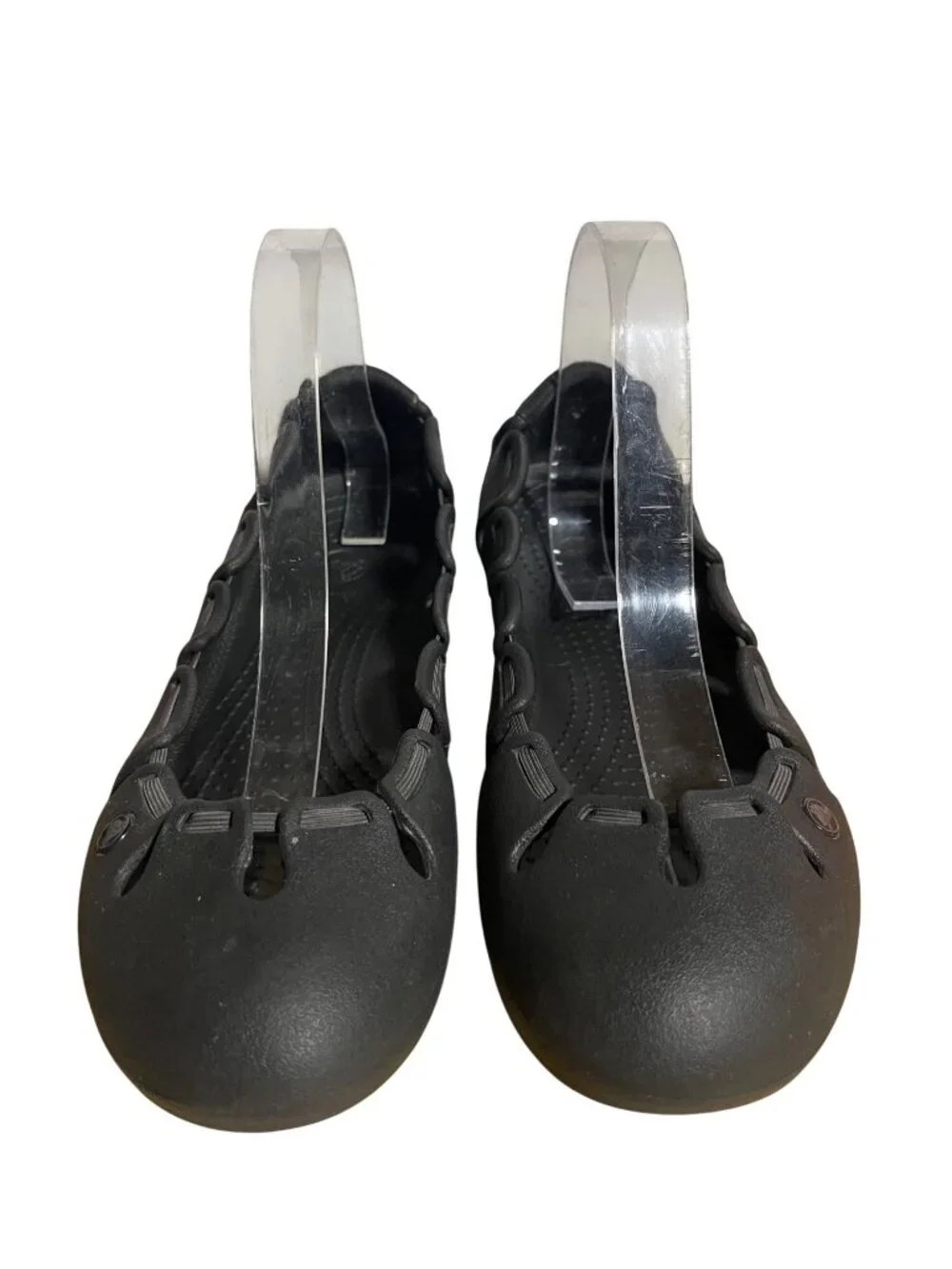 Crocs Black Crocs Springi Flats Womens Size 8 Lightweight Durable Balletcore